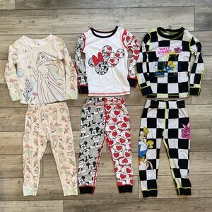 BUNDLE! Set of 3 | Disney | Long Sleeve Pajamas | Size: 4T